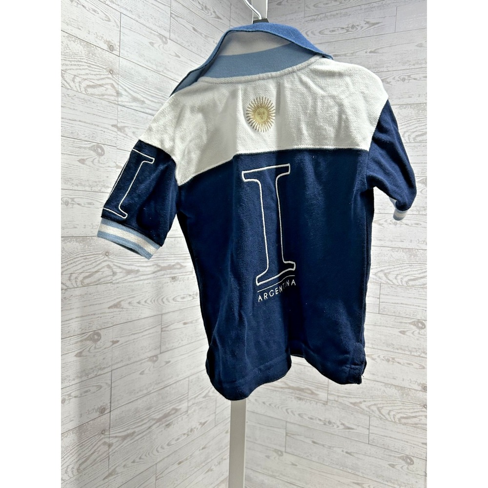 Argentina Polo‎ Team Toddler Boys SZ 2 Blue Rugby Shirt Asociacion Arg de polo - Picture 3 of 6